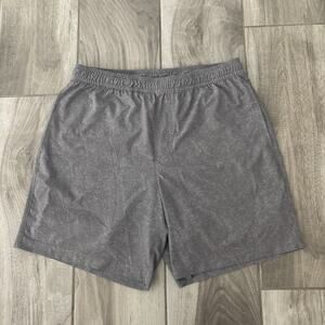 Chubbies Shorts Men's Sz M Gym Swim Trunks Beach Gray Geometric Lined 7" Inseam